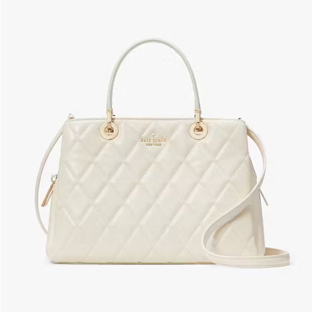 EUC Kate Spade Carey Quilted Sullivan Satchel NO LONGER STRAP INCLUDED